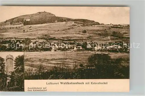 AK / Ansichtskarte Waldkatzenbach Panorama Katzenbuckel Kat. Waldbrunn