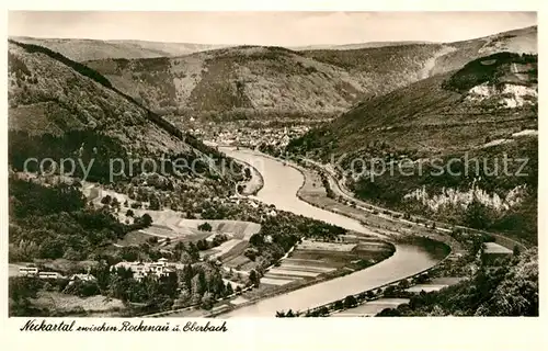 AK / Ansichtskarte Neckartal Rockenau Eberbach