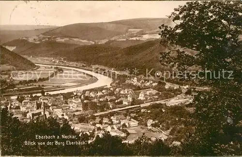 AK / Ansichtskarte Eberbach Neckar Panorama Kat. Eberbach