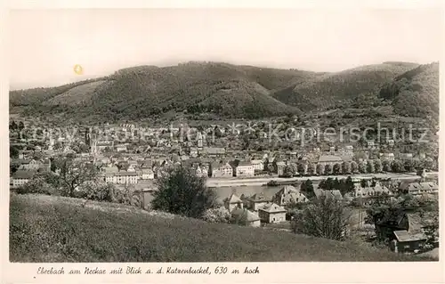 AK / Ansichtskarte Eberbach Neckar Katzenbuckel Panorama Kat. Eberbach