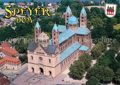 AK / Ansichtskarte Speyer Rhein Dom Fliegeraufnahme Kat. Speyer