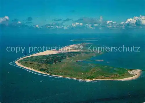 AK / Ansichtskarte Spiekeroog Nordseeheilbad Nordseeinsel Fliegeraufnahme Kat. Spiekeroog