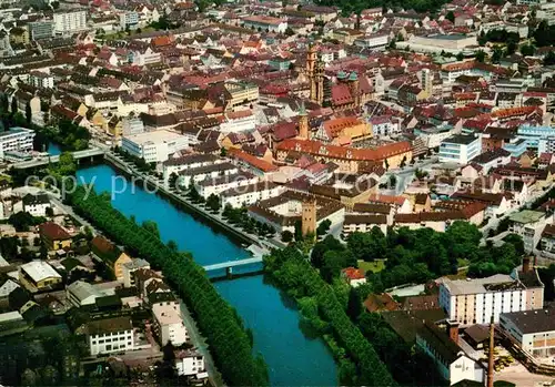 AK / Ansichtskarte Heilbronn Neckar Stadtzentrum Fliegeraufnahme Kat. Heilbronn