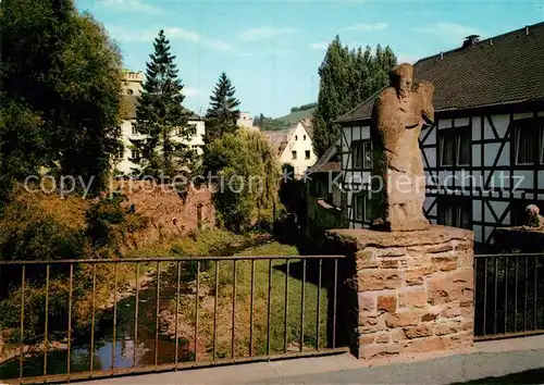 AK / Ansichtskarte Bad Muenstereifel Werkbruecke an der Erft Kat. Bad Muenstereifel