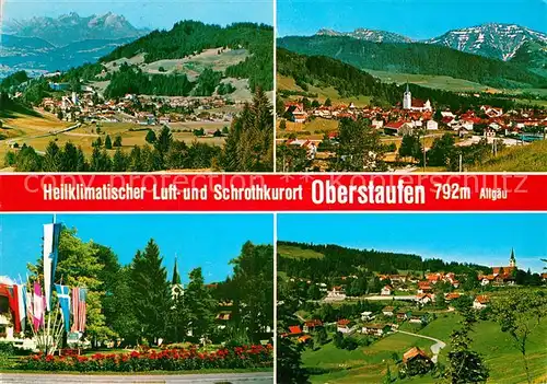 AK / Ansichtskarte Oberstaufen Panorama Kat. Oberstaufen