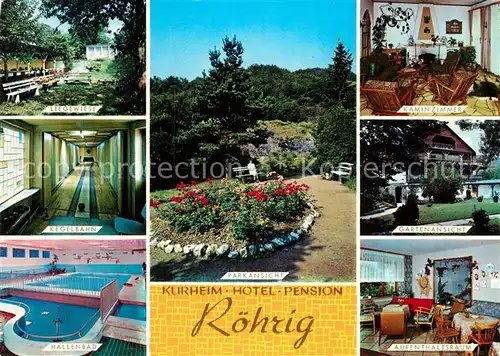 AK / Ansichtskarte Luetz Kurheim Hotel Pension Roehrig Kat. Luetz