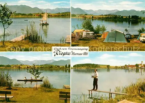 AK / Ansichtskarte Murnau Staffelsee Feriencamping Riegsee