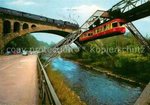 AK / Ansichtskarte Wuppertal Sonnborner Bruecke Kat. Wuppertal