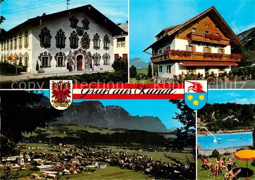 AK / Ansichtskarte Kundl Gasthaus Auerwirt Pension Rofan Kat. Kundl