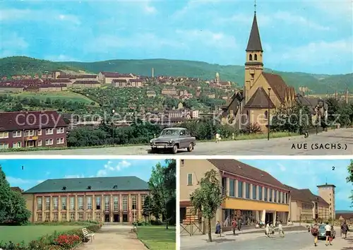 AK / Ansichtskarte Aue Sachsen Kaufhaus Ernst Thaelmann Oberschule Kat. Aue