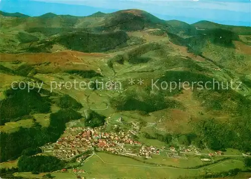 AK / Ansichtskarte Schoenau Schwarzwald Fliegeraufnahme Belchen Kat. Schoenau im Schwarzwald