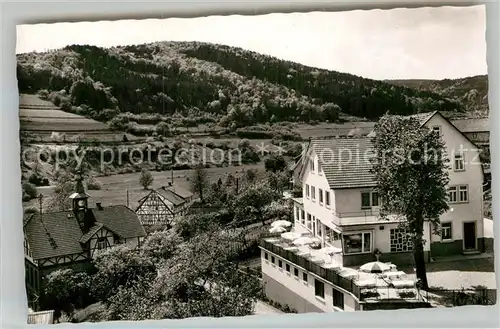 AK / Ansichtskarte Langenthal Odenwald Gasthof Pension zur Linde Kat. Hirschhorn (Neckar)