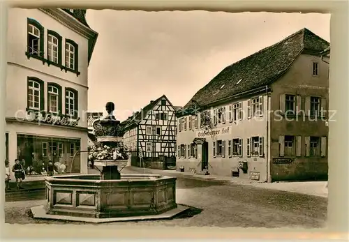 AK / Ansichtskarte Bad Koenig Odenwald Am grossen Brunnen  Kat. Bad Koenig