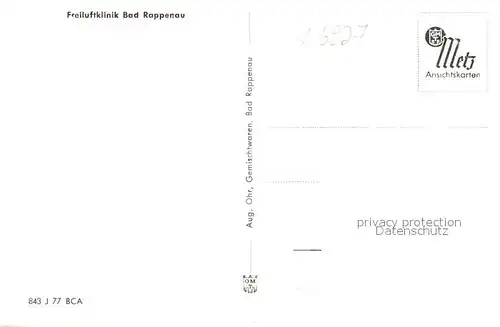 AK / Ansichtskarte Bad Rappenau Freiluftklinik Obstwiesen Kat. Bad Rappenau