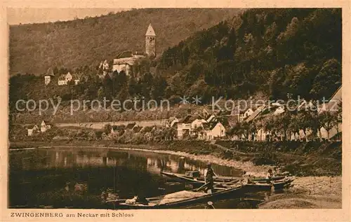 AK / Ansichtskarte Zwingenberg Neckar Schloss