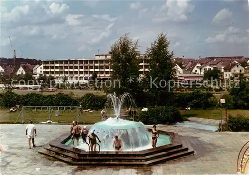 AK / Ansichtskarte Bad Rappenau Sole Freischwimmbad Kraichgau Sanatorium Kat. Bad Rappenau