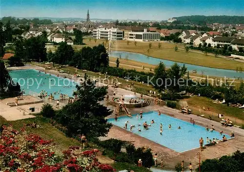 AK / Ansichtskarte Bad Rappenau Soleschwimmbad Kat. Bad Rappenau