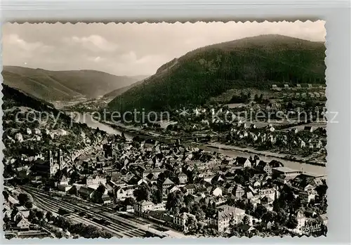 AK / Ansichtskarte Eberbach Neckar Fliegeraufnahme Kat. Eberbach