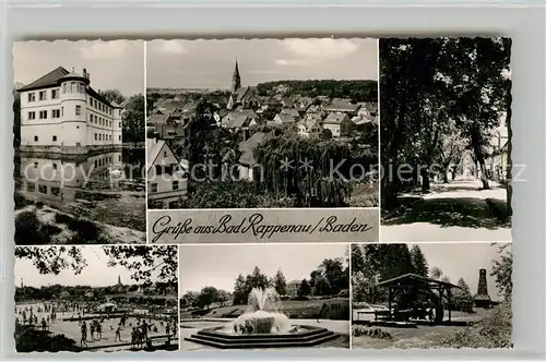 AK / Ansichtskarte Bad Rappenau Schlosskurheim Panorama Sole Schwimmbad Kat. Bad Rappenau