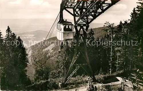 AK / Ansichtskarte Seilbahn Schauinsland Schwarzwald  Kat. Bahnen