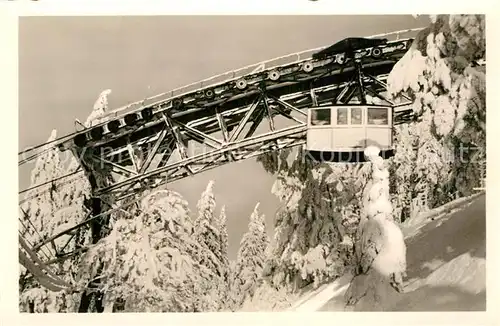 AK / Ansichtskarte Seilbahn Schauinsland Schwarzwald  Kat. Bahnen