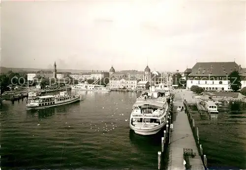 AK / Ansichtskarte Motorschiffe Konstanz  Kat. Schiffe