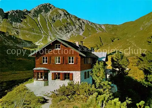 AK / Ansichtskarte Landsbergerhuette am oberen Traualpsee Kat. Tannheim