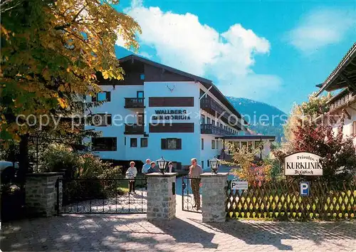 AK / Ansichtskarte Rottach Egern Wallberg Sanatorium Kurklinik am Tegernsee Kat. Rottach Egern