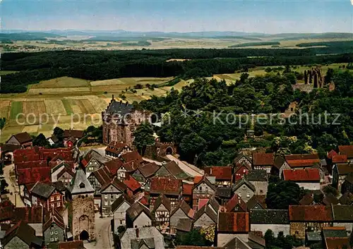 AK / Ansichtskarte Staufenberg Hessen Fliegeraufnahme Burg bei Giessen Kat. Staufenberg