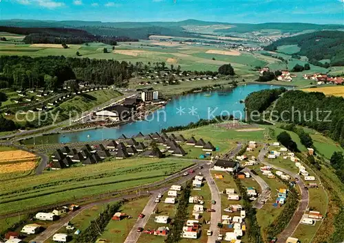 AK / Ansichtskarte Kirchheim Hessen Campingplatz Fliegeraufnahme Kat. Kirchheim