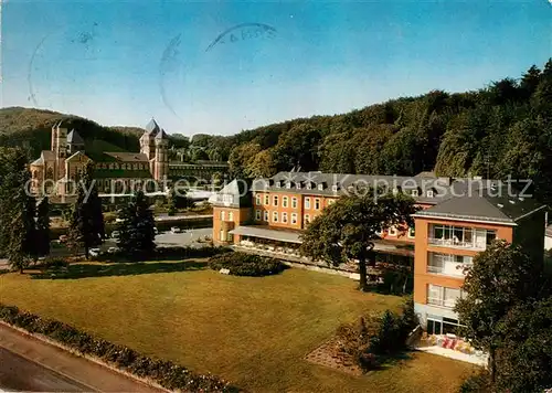 AK / Ansichtskarte Maria Laach Glees Abteikirche und Seehotel