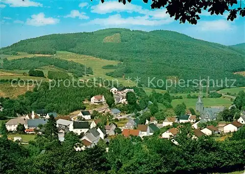 AK / Ansichtskarte Oberveischede Hotel Haus Sangermann Panorama Kat. Olpe