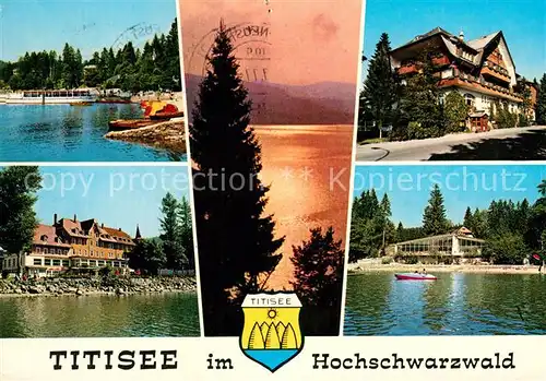 AK / Ansichtskarte Titisee Teilansichten Schwarzwaldhotel Kat. Titisee Neustadt