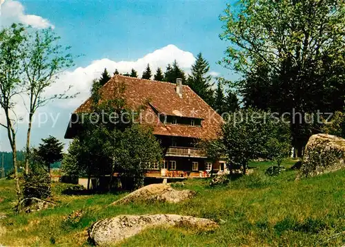 AK / Ansichtskarte Schonach Schwarzwald Der Bergwaldhof Kat. Schonach im Schwarzwald