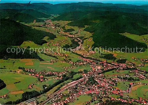 AK / Ansichtskarte Baiersbronn Schwarzwald Fliegeraufnahme Kat. Baiersbronn