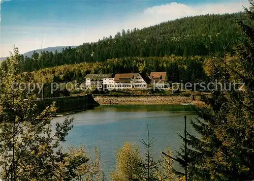 AK / Ansichtskarte Schwarzenbachtalsperre mit Schwarzenbachhotel Kat. Forbach