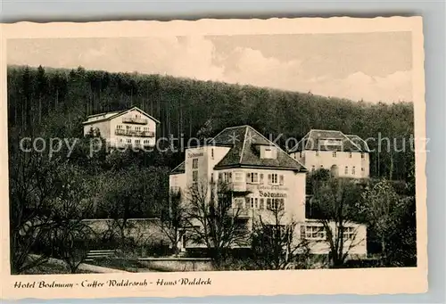 AK / Ansichtskarte Bad Koenig Odenwald Cafe Waldesruh Kat. Bad Koenig