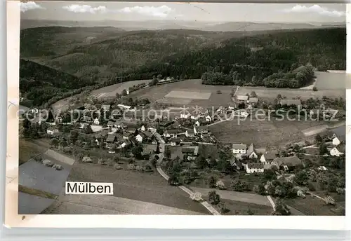 AK / Ansichtskarte Muelben Fliegeraufnahme Kat. Waldbrunn