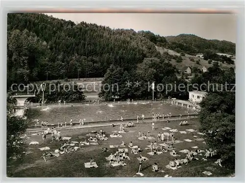 AK / Ansichtskarte Weinheim Bergstrasse Freibad Kat. Weinheim