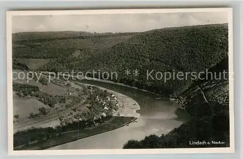 AK / Ansichtskarte Lindach Eberbach Panorama Neckar Kat. Eberbach