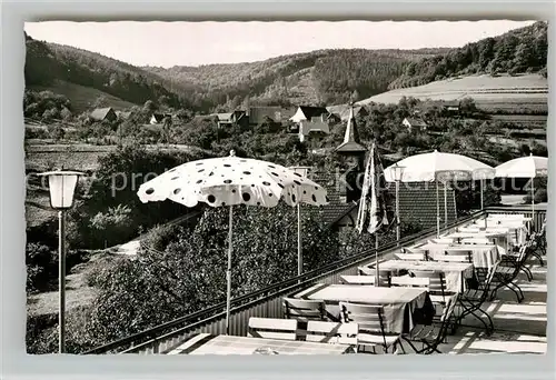 AK / Ansichtskarte Langenthal Odenwald Gasthaus Pension zur Linde Kat. Hirschhorn (Neckar)