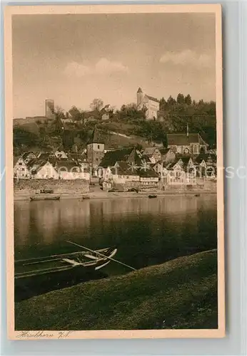 AK / Ansichtskarte Hirschhorn Neckar Panorama Schloss Kat. Hirschhorn (Neckar)