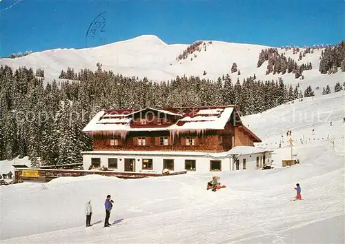 AK / Ansichtskarte Obermaiselstein Grasgehren am Riedbergerhorn Gasthof Adler Kat. Obermaiselstein