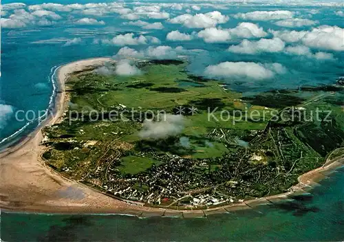 AK / Ansichtskarte Borkum Nordseebad Fliegeraufnahme Kat. Borkum