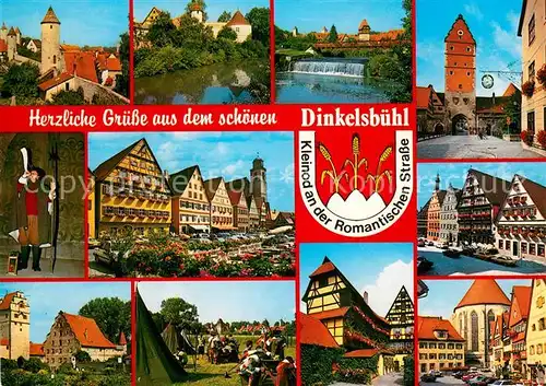 AK / Ansichtskarte Dinkelsbuehl 1000jaehrige Stadt Motive Kat. Dinkelsbuehl