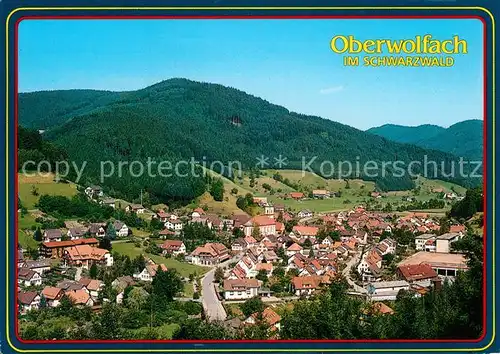 AK / Ansichtskarte Oberwolfach Fliegeraufnahme Kat. Oberwolfach