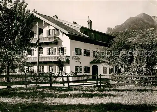 AK / Ansichtskarte Marquartstein Pension Wessnerhof  Kat. Marquartstein