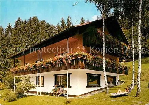 AK / Ansichtskarte Baiersbronn Schwarzwald Pension Waldesruh Kat. Baiersbronn