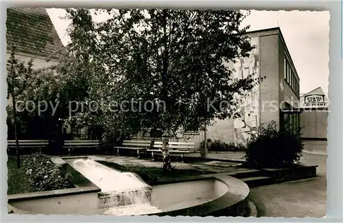 AK / Ansichtskarte Eppelheim Brunnenanlage Kat. Eppelheim