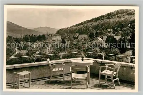 AK / Ansichtskarte Neckargemuend Kuemmelbacherhof Terrasse Kat. Neckargemuend